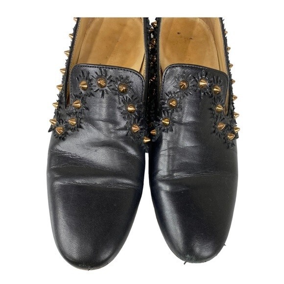 Melvin & Hamilton Claire 1 Black Studded Loafers size 37 - Picture 8 of 13